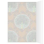 Orange Patterned Tree of Life Cards (Inside (Left))