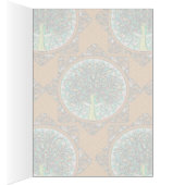 Orange Patterned Tree of Life Cards (Inside (Right))