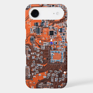 Orange PCB Circuit Board Design for IT Pros iPhone 17 Air Case