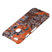 Orange PCB Circuit Board Design for IT Pros Uncommon Google Pixel Case (Top)