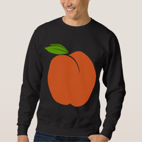 Orange Peach Funny Fruit Halloween Costume Sweatshirt