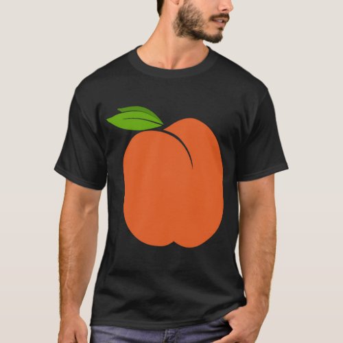 Orange Peach Funny Fruit Halloween Costume T_Shirt