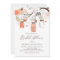 Orange Peach Mason Jars Bridal Shower