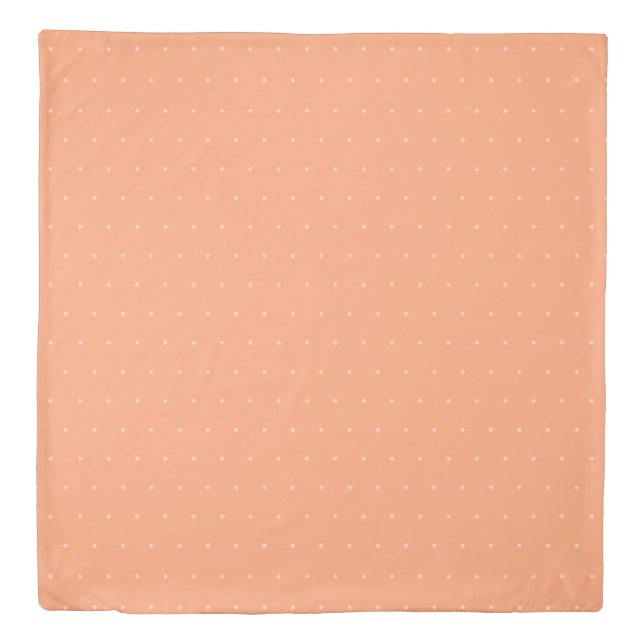  orange peach preppy duvet cover (Front)