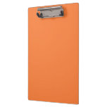 Orange Peel Solid Color Clipboard