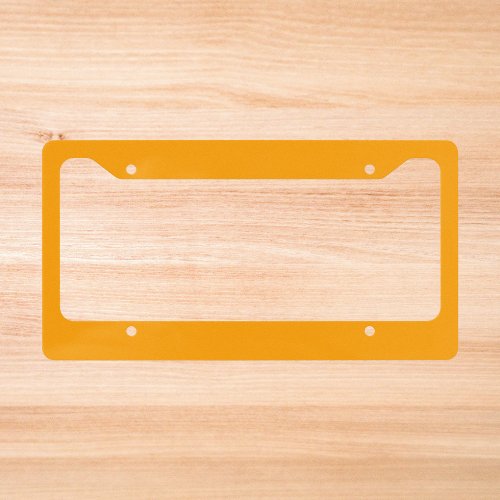Orange Peel Solid Color License Plate Frame