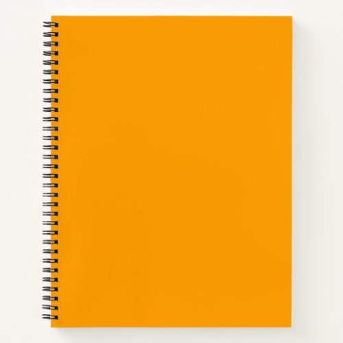 Orange Peel Solid Color Notebook