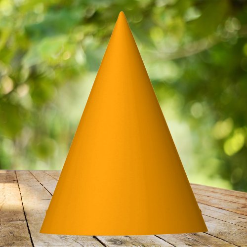Orange Peel Solid Color Party Hat