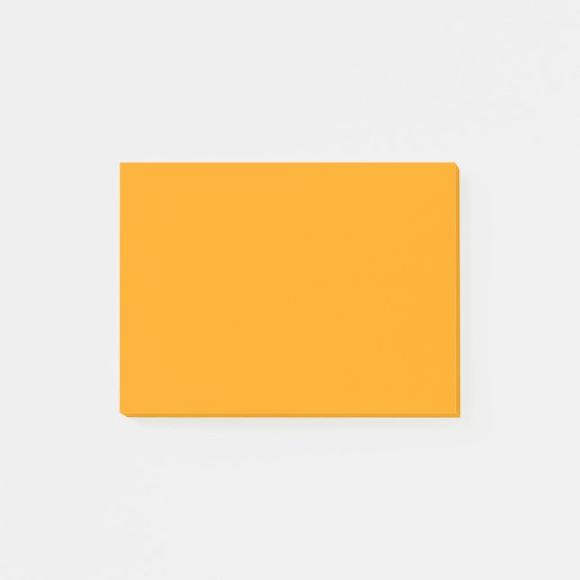 Orange Peel Solid Color Post-it Notes (Front)