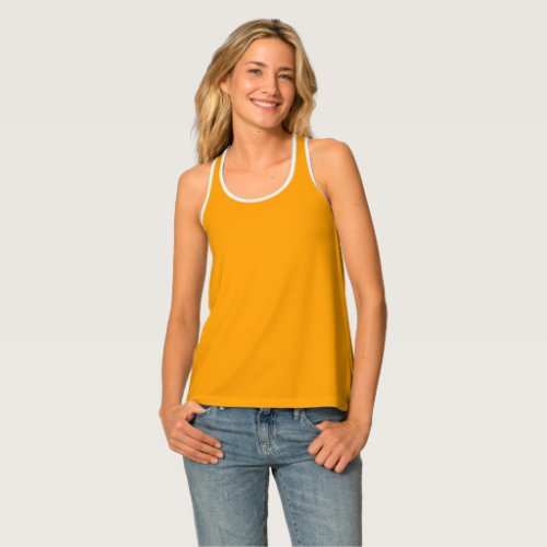 Orange Peel Solid Color Tank Top