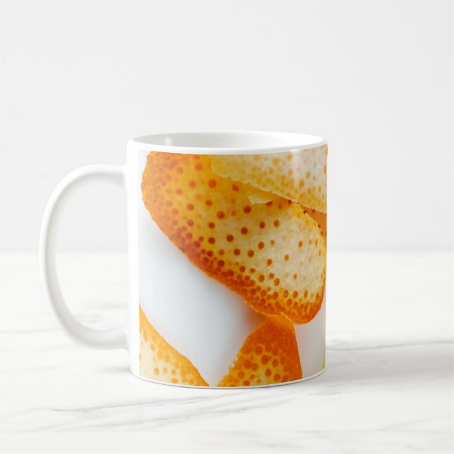 Orange peels coffee mug (Left)