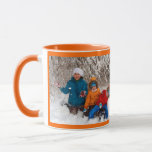 Orange Personalize Photo Template Gift Coffee Mug