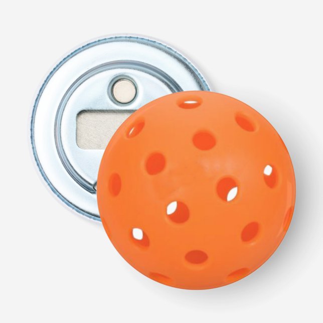Orange Pickleball Bottle Opener (Front)
