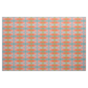 Orange Pigs Fabric