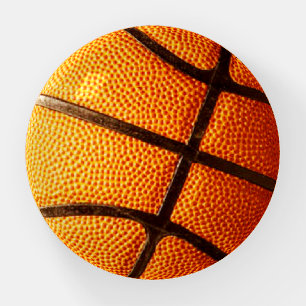 Orange Pimply Traditional Basketball, Paperweight