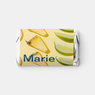 Orange pineapple blue berry lemon add name photo t hershey's miniatures