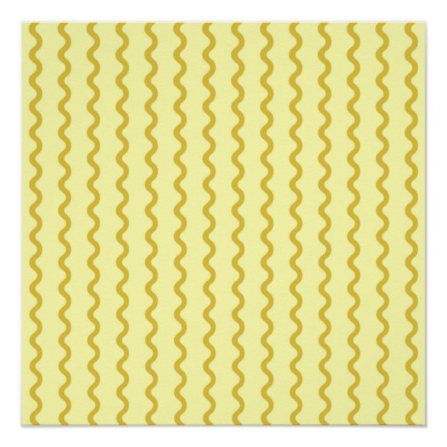 Orange Pink Abstract Stripe Groovy Spring Poster (Front)