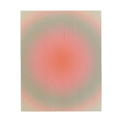 Orange Pink Blue Gradient Pastel Abstract Gradient Wood Wall Art