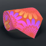 Orange Pink Floral Patterns Vintage Rustic Trendy Neck Tie<br><div class="desc">Designed with cool orange pink floral patterns that makes a great gift or party favor for birthdays,  weddings,  wedding anniversary or any events or celebrations!</div>