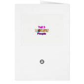 Orange Pink Flowers Black White Check Card (Back)