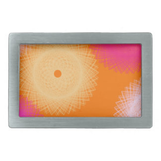 orange & pink pop color belt buckle