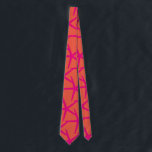 Orange Pink Starfish Nautical Beach Style Colorful Neck Tie<br><div class="desc">Designed with cool orange pink starfish patterns that makes a great gift or party favor for birthdays,  weddings,  wedding anniversary or any events or celebrations!</div>