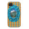 Orange Plaid and Teal Frame