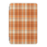 Orange plaid iPad mini cover