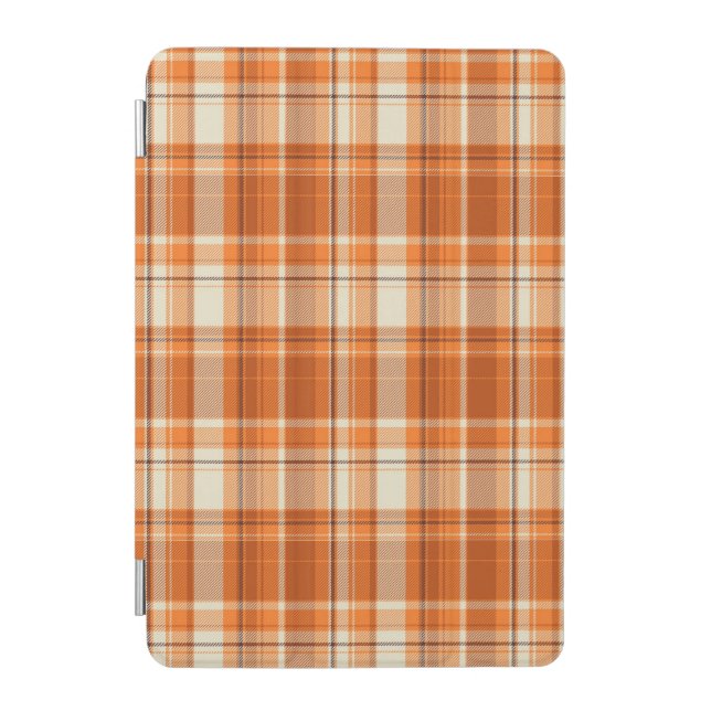 Orange plaid iPad mini cover (Front)