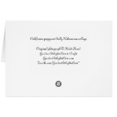 Orange plush mandala - Card (Back Horizontal)