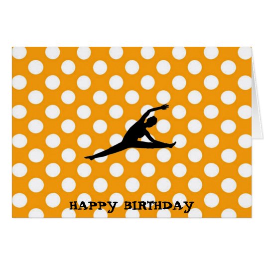 Orange Polka Dot Cards (Front Horizontal)