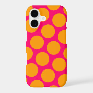 Orange Polka Dot iPhone 17 Case