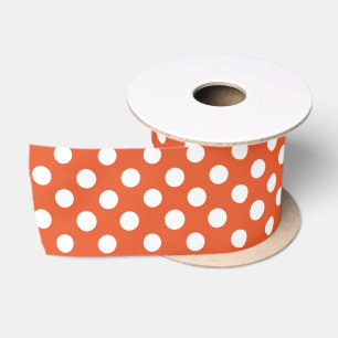 Orange polka dot ribbon