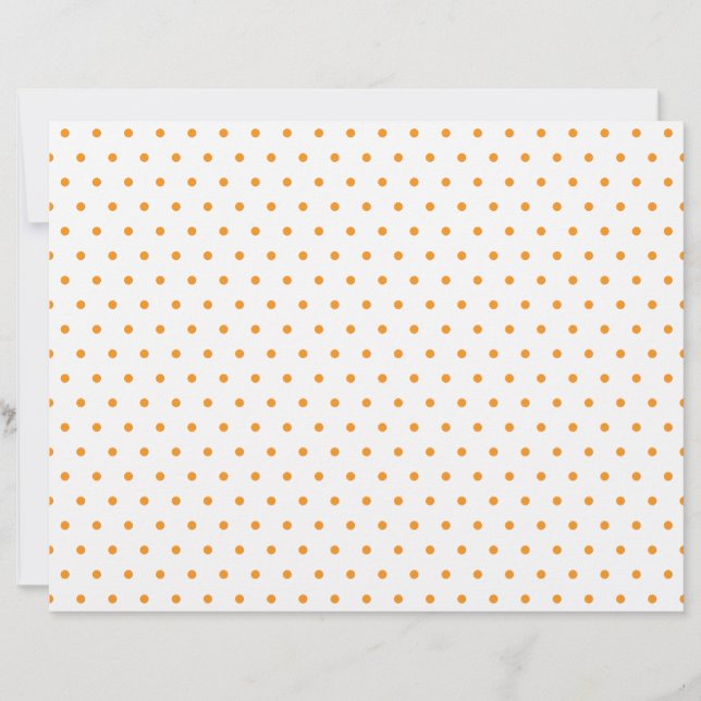 Orange Polka Dots Preppy Crafts Multi Use (Front)
