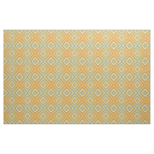 Orange Pop Alternative Diamond Pattern Fabric