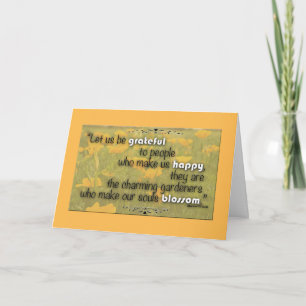 Orange Poppies Miss You Typography Quote Card