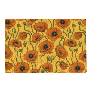 Orange Poppies Placemat