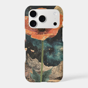 Orange Poppy Under Moonlight iPhone 17 Pro Case