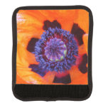 Orange Poppy Up Close Luggage Handle Wrap