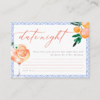 Orange Positano Italian Date Night Ideas