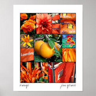 orange poster