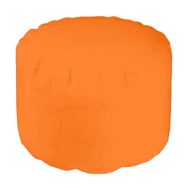 Orange Pouf (Angled Front)