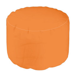 Orange Pouf
