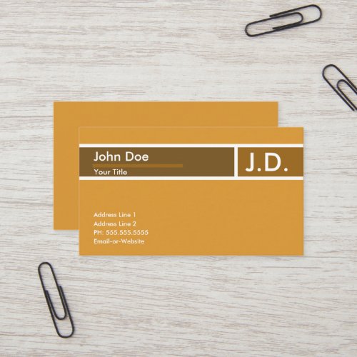 orange professional : business card