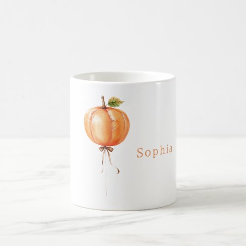 Orange Pumpkin Balloon Coffee Mug