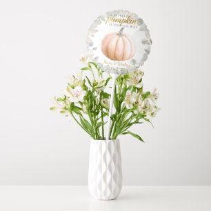 Orange Pumpkin Fall Baby Shower Balloon