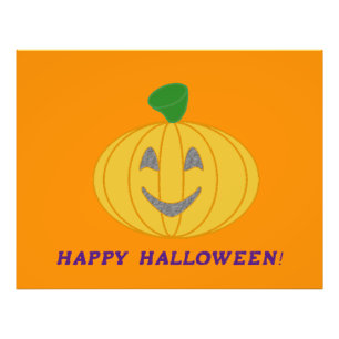 Orange Pumpkin Photo Print
