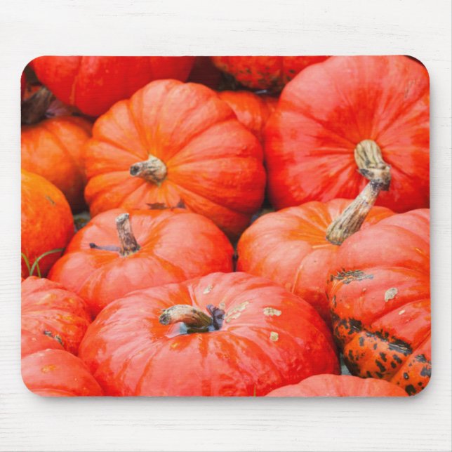 Orange pumpkins at market, Germany Mouse Pad (Front)