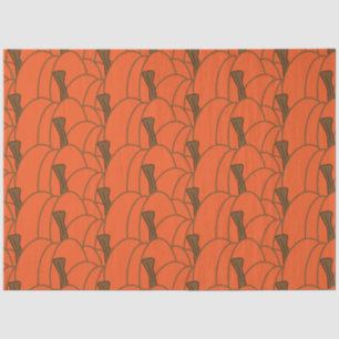 Orange Pumpkins Autumn Tissue Paper