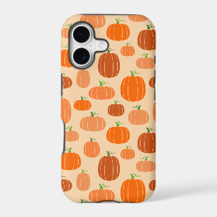 Orange pumpkins iPhone 17 case